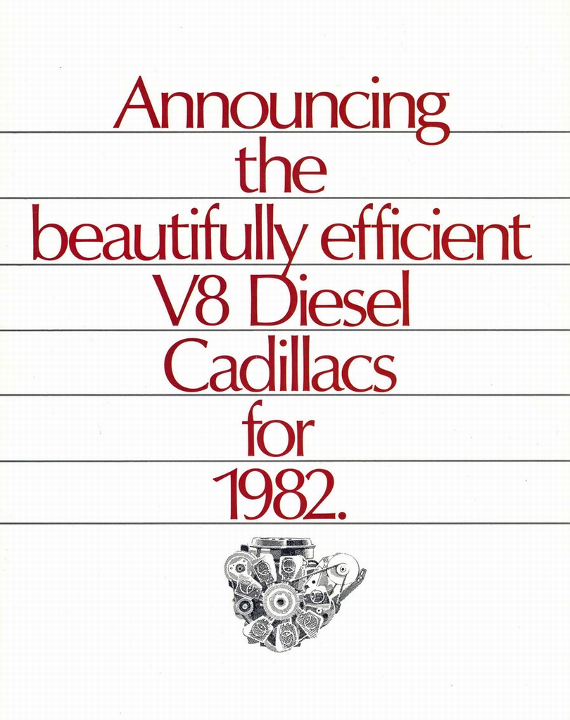 1982 Cadillac V8 Diesel Brochure